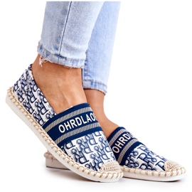 Klassiska Blue Warm Time Espadrilles vit