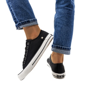 Big Star Black klassiska sneakers DD274338 vit svart