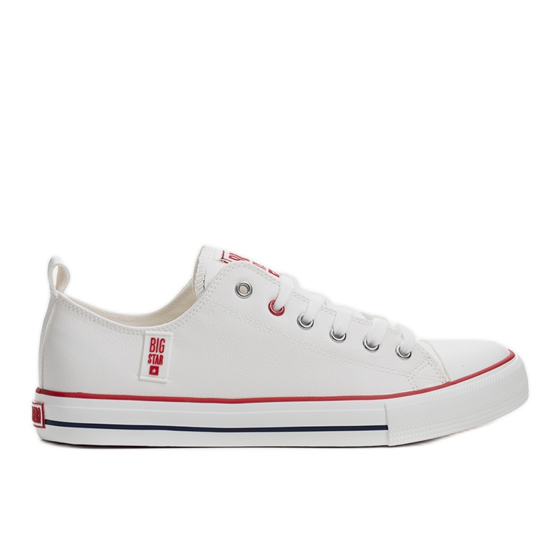 Big Star vita sneakers för män JJ174069