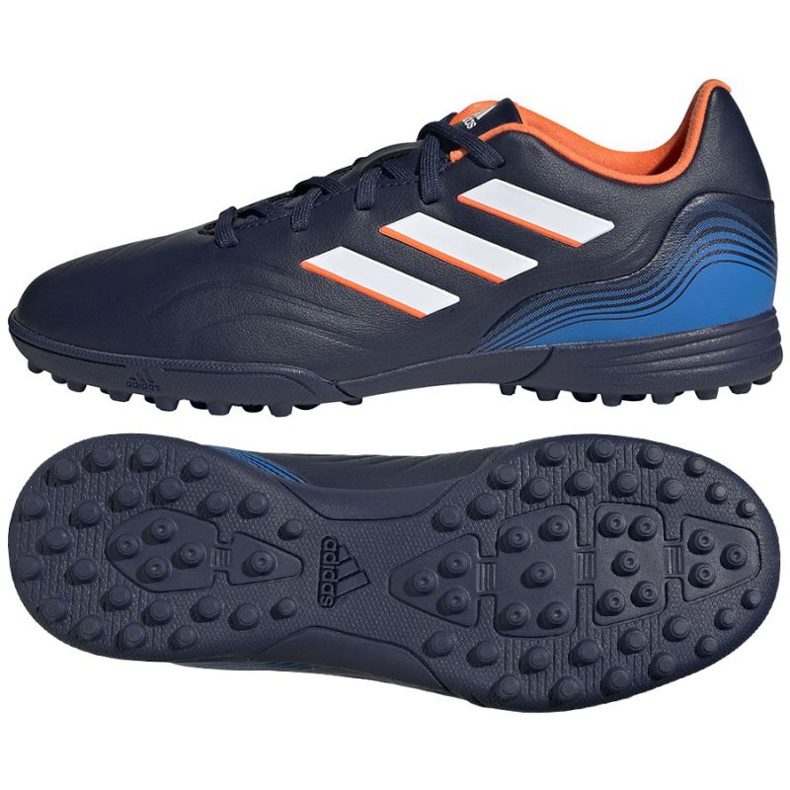 Adidas Copa Sense.3 Tf Jr GW7401 fotbollsskor mångfärgad blått och marinblått