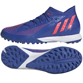 Adidas Predator Edge.3 Tf M GW9999 fotbollsskor blå blå