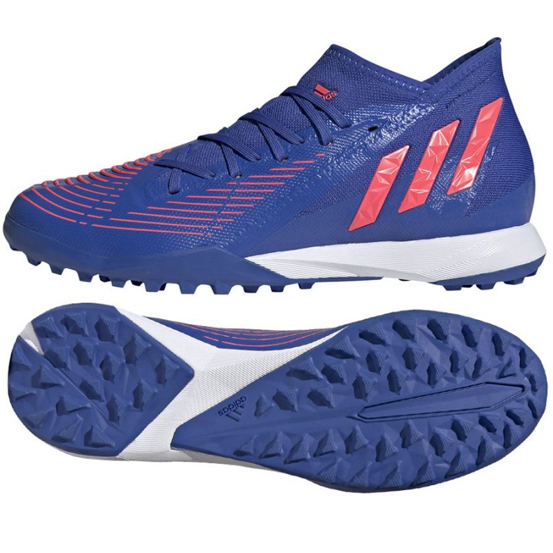 Adidas Predator Edge.3 Tf M GW9999 fotbollsskor blå blå