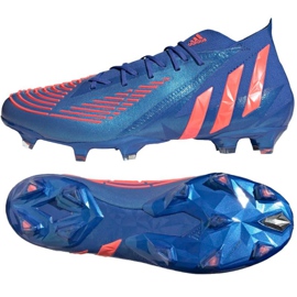 Adidas Predator Edge.1 Fg M H02932 fotbollsskor blå blå