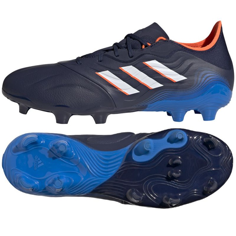 Adidas Copa Sense.2 Fg M GW7388 fotbollsskor mångfärgad blått och marinblått