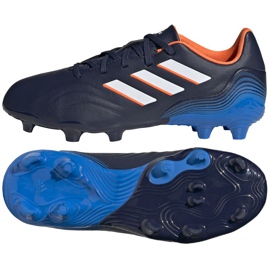 Adidas Copa Sense.3 Fg Jr GW7412 fotbollsskor mångfärgad marinblå
