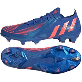 Adidas Predator Edge.1 L Fg M H02954 fotbollsskor blå blå