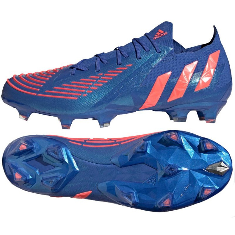 Adidas Predator Edge.1 L Fg M H02954 fotbollsskor blå blå