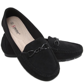 Saga Black loafers för kvinnor svart