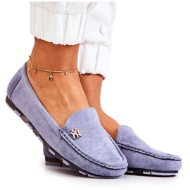 PS1 Mocka Loafers damer Blue Madelyn blå