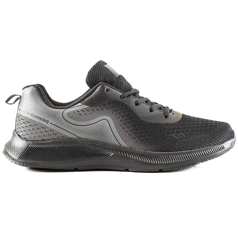 TRENDI Lätta sportskor svart grå