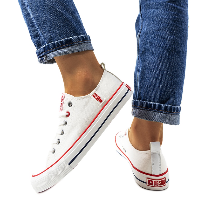 Klassiska vita sneakers Big Star JJ274123