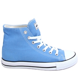 Inga L.BLÅ ankelhöga sneakers