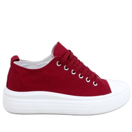 Ebbe W.RED damsneakers röd