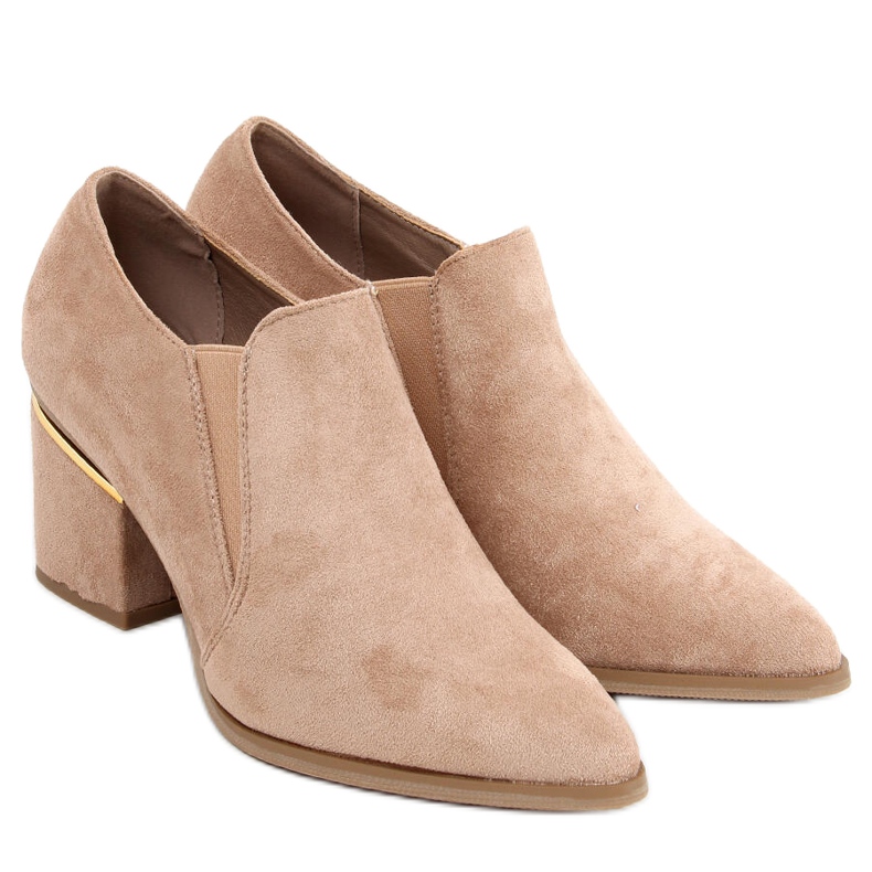 Brenda Khaki höga klackar beige kaki