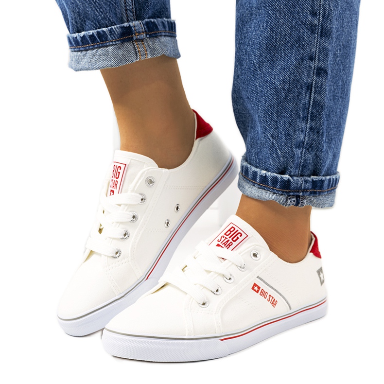 Big Star White damsneakers DD274892 vit