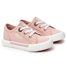 Sneakers Slip Big Star JJ374166 Ljusrosa