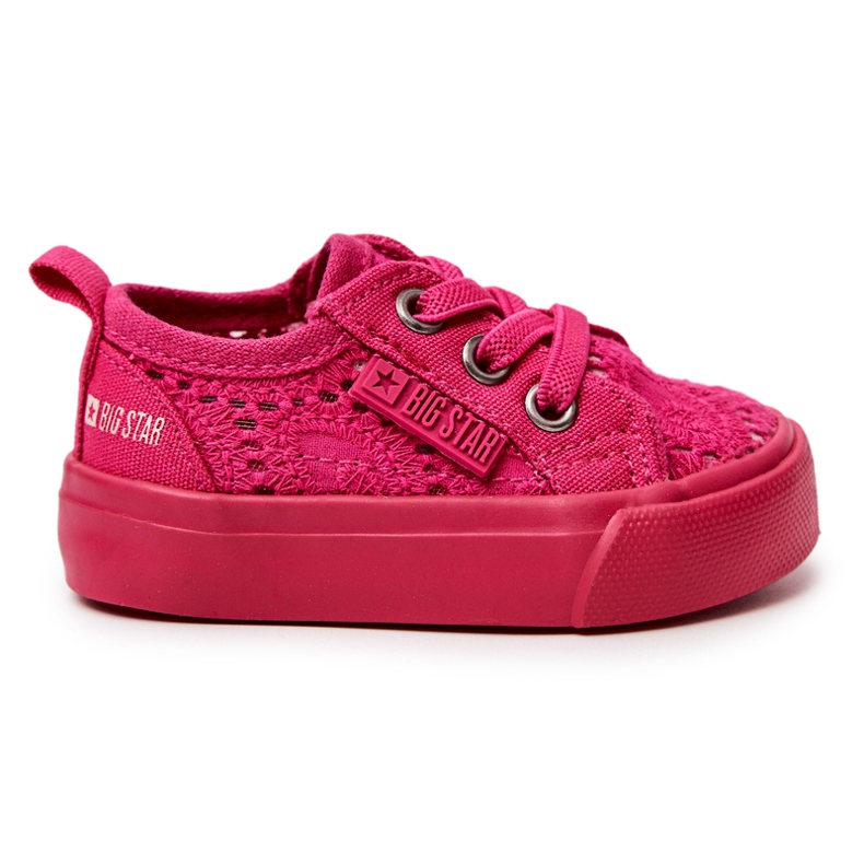 Openwork Sneakers Big Star JJ374015 Rosa