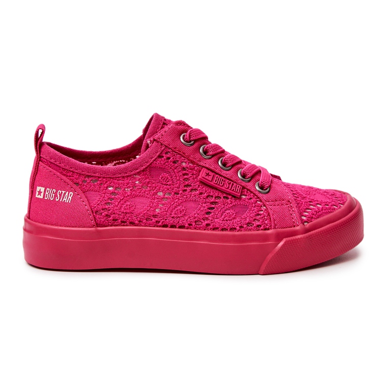 Openwork Sneakers Big Star JJ374007 Rosa ['rosa']