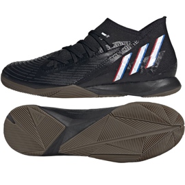 Adidas Predator Edge.3 In M GX0020 fotbollsskor svart svart