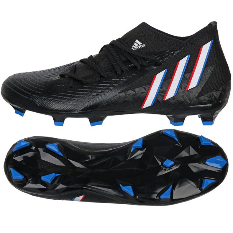 Adidas Predator Edge.3 Fg M GV9856 fotbollsskor svart svart