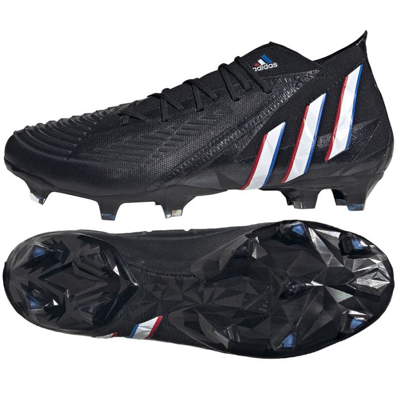 Adidas Predator Edge.1 Fg M H02935 fotbollsskor mångfärgad svart