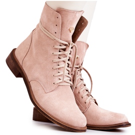 Mockastövlar Nicole Pink 2697 rosa