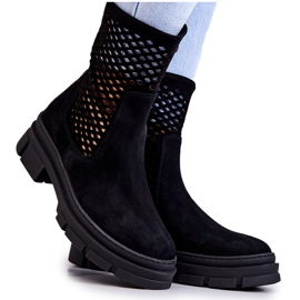 Skinnstövlar Workers Nicole Black 2711 svart