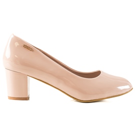 Goodin Eleganta lackade pumps rosa