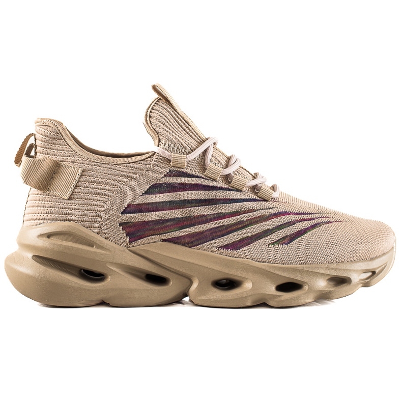 TRENDI Fashionabla herrsneakers beige