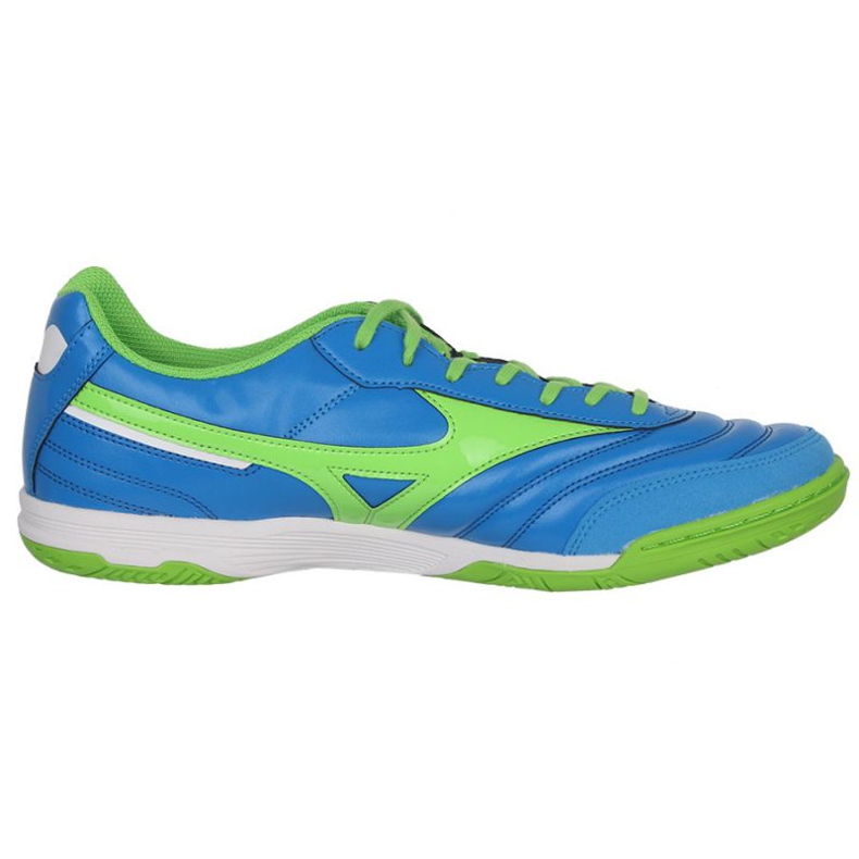 Mizuno Morelia Sala Classic M Q1GA210230 fotbollsskor vit, blå, grön blå