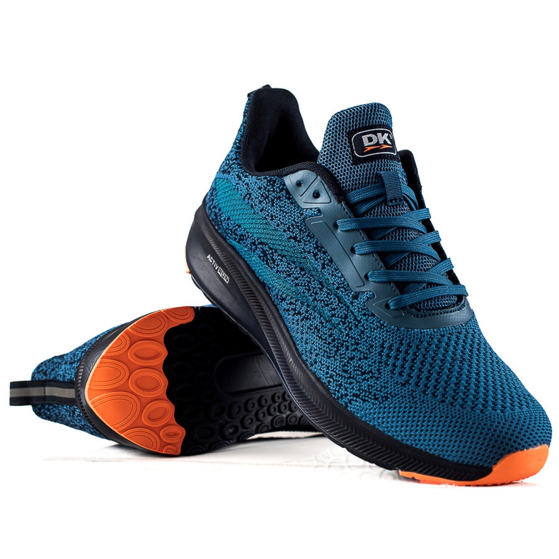 Lätta DK Sportskor marinblå blå grön