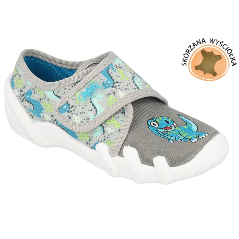 Befado barns tofflor med en ansökan 273x342 blå