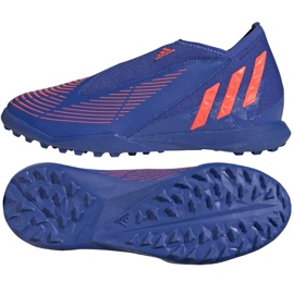 Adidas Predator Edge.3 Ll Tf J Jr GX2636 skor purpur blå