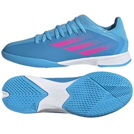Adidas X Speedflow.3 In J Jr GW7493 skor blå blå