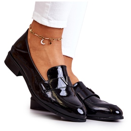 Vinceza Lackläder svarta Sherilyn-skor