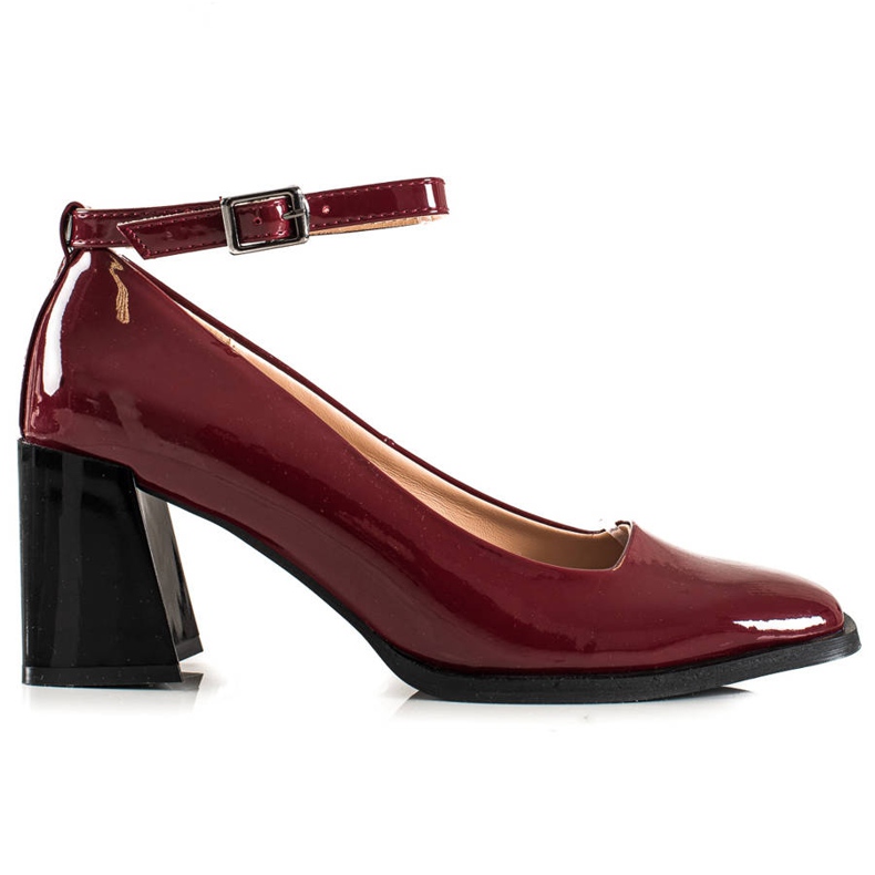 Pumpar med spänne La.Fi röd