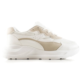 Marquiz Sneakers med mesh vit