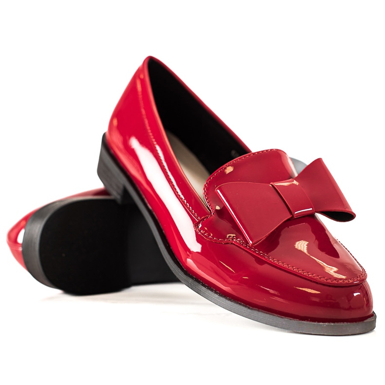 Goodin Röda skor med ekologiskt läder