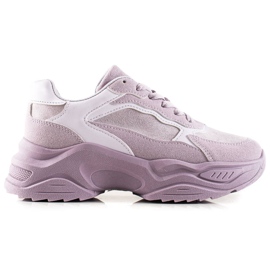 Marquiz Lila Sneakers På Plattformen violett