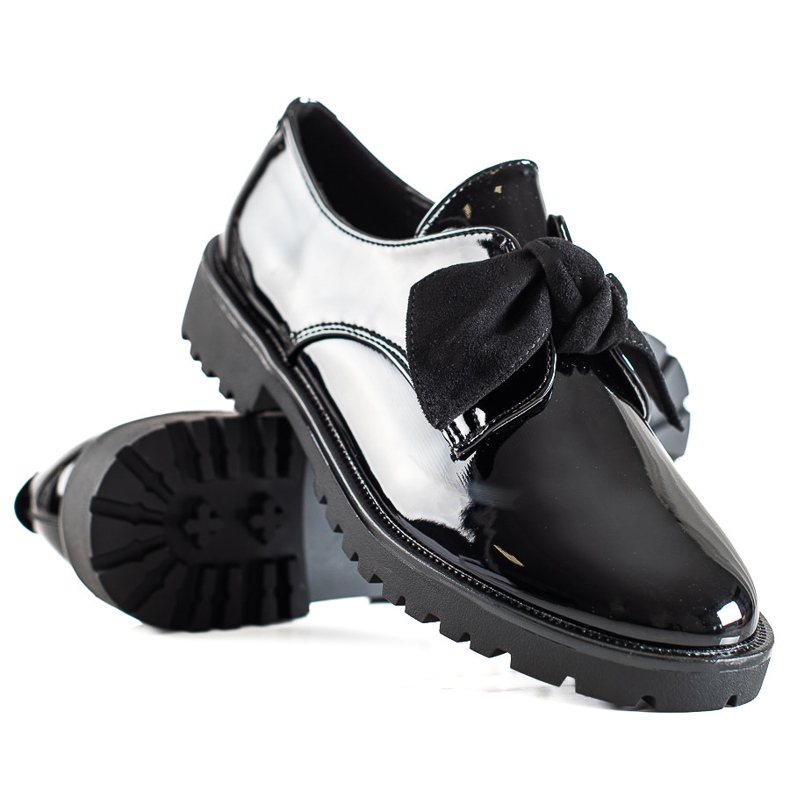 Goodin Klassiska skor med rosett svart