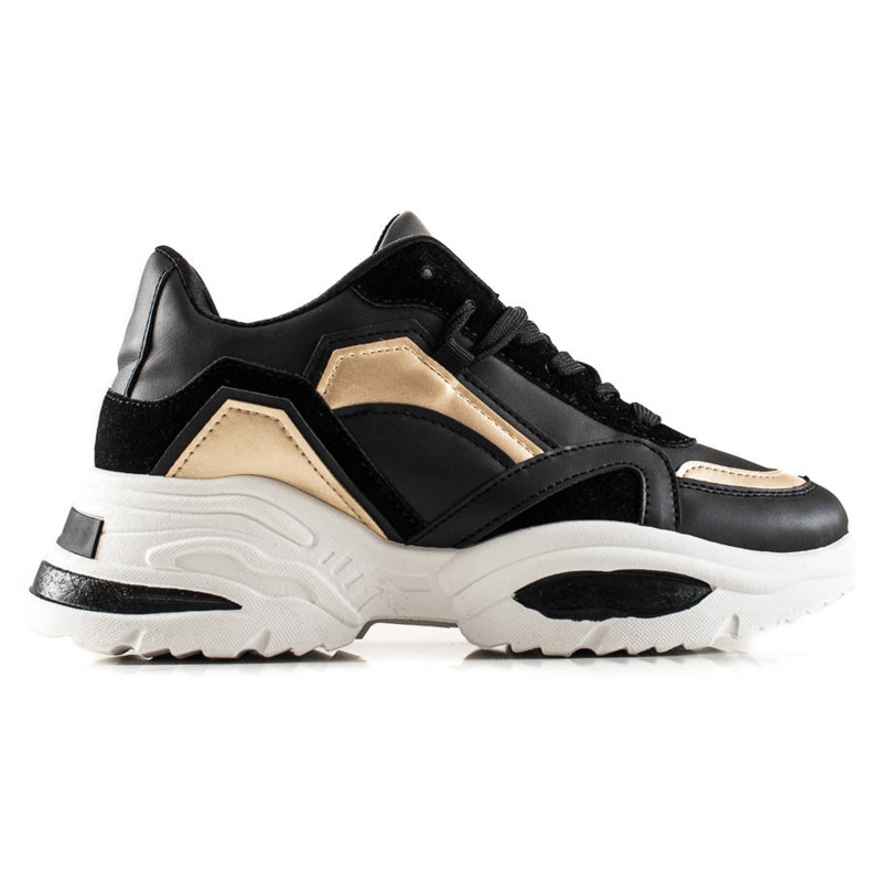 TRENDI Eco Leather Sneakers svart