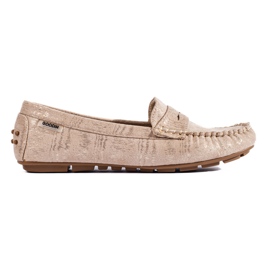 Goodin Klassiska textil loafers beige