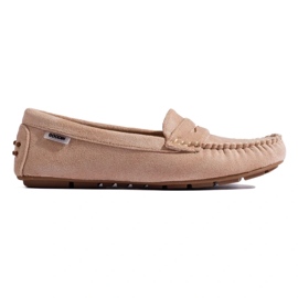 Goodin Klassiska textil loafers beige
