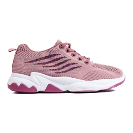 TRENDI Sportskor Sneakers violett rosa