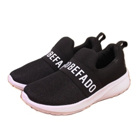 Svarta Befado Jr BEF26B slip-on sportskor