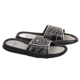 Atletico M ATC207A pooltofflor svarta