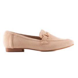 Seastar Mockasiner Med Gyllene Dekoration beige