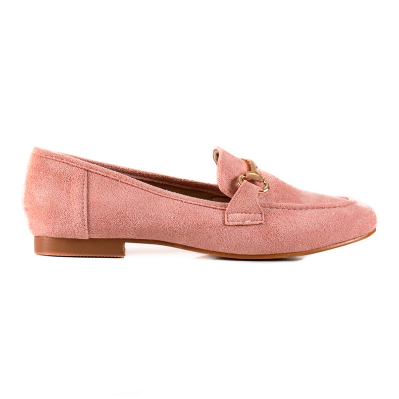 Seastar Mockasiner Med Gyllene Dekoration rosa