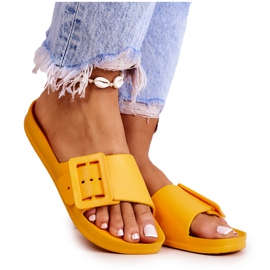 Big Star Stora stjärntofflor dam med spänne FF274A393 Orange