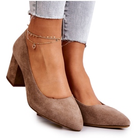 Mockapumpar Sergio Leone PB411 Beige brun